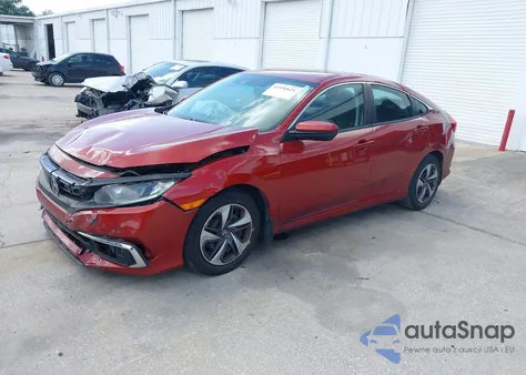2019 Honda Civic Lx из США, поврежденный, VIN 19XFC2F64KE005740